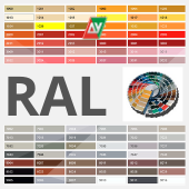 Покраска панелей МДФ в цвета по RAL
