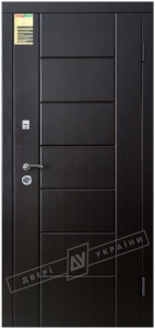  Двери входные серии "СИТИ 1" / Комплектация №2 [KALE] / Модель: НИКА М / Венге южный
