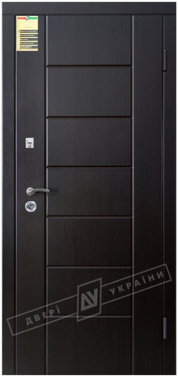 Двери входные серии "СИТИ 2" / Комплектация №2 [KALE] / Модель: НИКА М / Венге южный