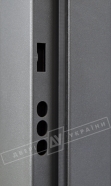 Двери входные уличные серии "GRAND HOUSE 56 mm" / Модель №1 / цвет: Графит металлик муар