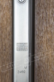 Двері вхідні для приватних будинків серії "GRAND HOUSE 73 mm" / Модель №1 / колір: Темний горіх / Ручка-скоба [2 сторони]