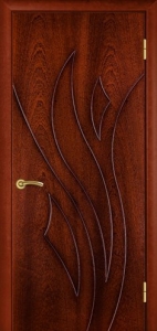 Двері міжкімнатні ТМ "ТЕРМІНУС", модель: "ЛІЛІЯ", покриття: шпоновані, колір: Сапілки, глухе