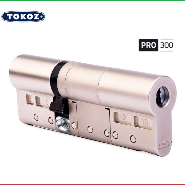 Цилиндр "TOKOZ" PRO 300 80mm (40*40) [ ключ / ключ ]