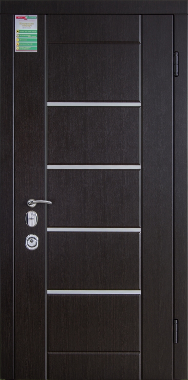 Двері вхідні серії БС / Комплектація №4 [MOTTURA] / АККОРД / Венге південне МВР 1998-10