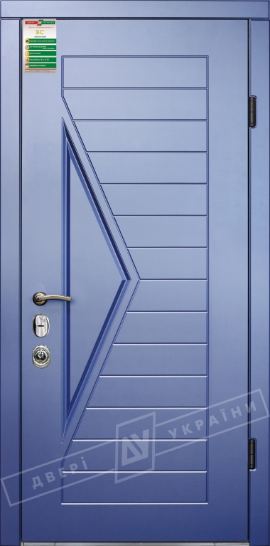 Двері вхідні серії БС / Комплектація №4 [MOTTURA] / АССОЛЬ / Сизий перламутр