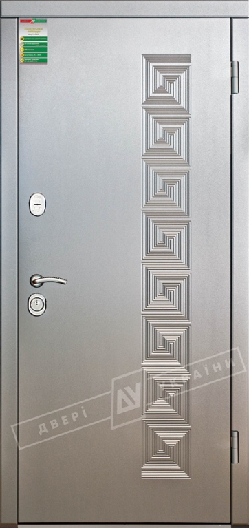 Двері вхідні серії БС / Комплектація №1 [RICCARDI] / КАПРИЗ / Металік MTL01_003BK