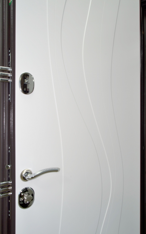 Двері вхідні серії БС / Комплектація №1 [RICCARDI] / ЛІАНА / Білий супермат WHITE_02