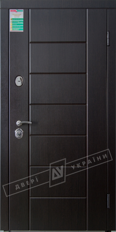 Двері вхідні серії БС / Комплектація №1 [RICCARDI] / НІКА М / Венге південне МВР 1998-10