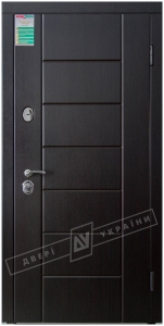 Двери входные серии "БС 3" / Комплектация №2 [KALE] / Модель: НИКА М / Венге южный