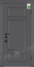 Двери входные серии БС / ЛОНДОН 4 / Элегантный серый софттач HRB 9377UD B10-0,35