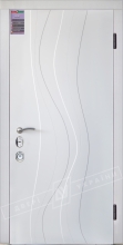 Двері вхідні серії ІНТЕР / Комплектація №3 [MOTTURA] / ЛІАНА / Білий супермат WHITE_02