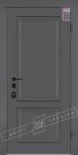 Двері вхідні серії ІНТЕР / ЛОНДОН 2 / Елегантний сірий софттач HRB 9377UD B10-0,35