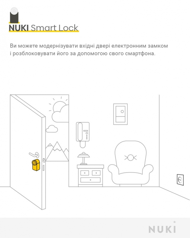 Электронный контроллер NUKI Smart Lock 2.0 чёрный