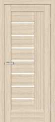 Двері міжкімнатні ТМ "ОМІС", модель: "ФЕЛІЦІЯ", покриття: ПВХ, колір: Білий дуб, матове скло