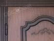 Двери входные серии БС / Комплектация №1 [RICCARDI] / ПРЕСТИЖ / Орех светлый DE-1880-3 + ПАТИНА