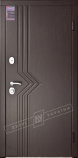 Двери входные серии ИНТЕР / Комплектация №1 [KALE] / МАРИАМ / Венге южное МВР 1998-10