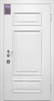 Двери входные серии ИНТЕР / Комплектация №1 [KALE] / ВЕРСАЛЬ 4 / Белый супермат WHITE_02