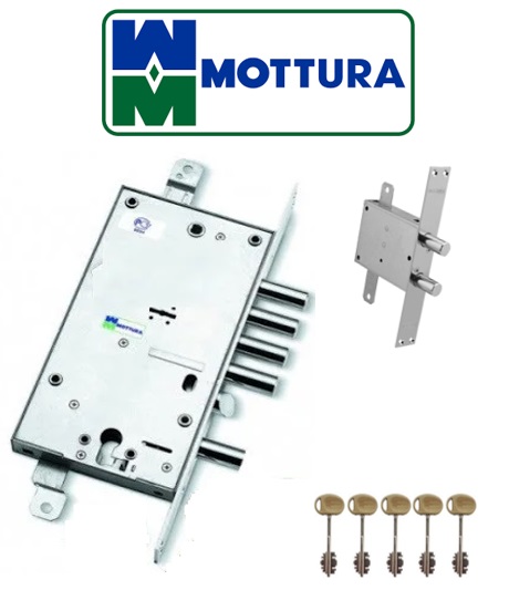 № 3 MOTTURA двосистемний замок + девіатор [ 54.797 + 90.086 ]