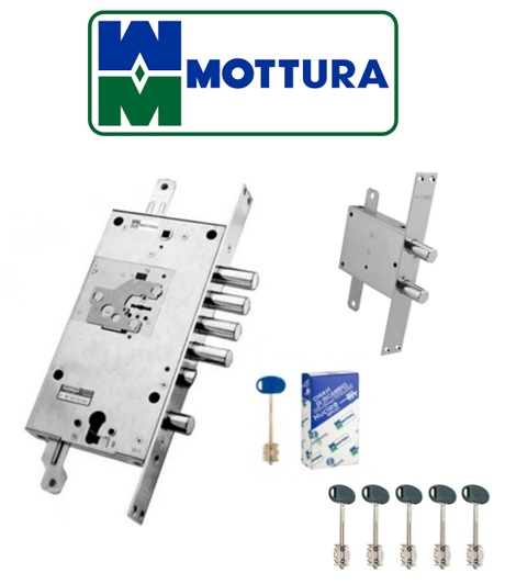 № 4 MOTTURA + my key двосистемний замок + девіатор [ 54J797 + 90.086 ]