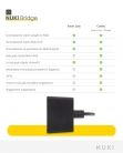 Концентратор сетевой NUKI Bridge 2.0 чёрный для подключения контроллера к сети