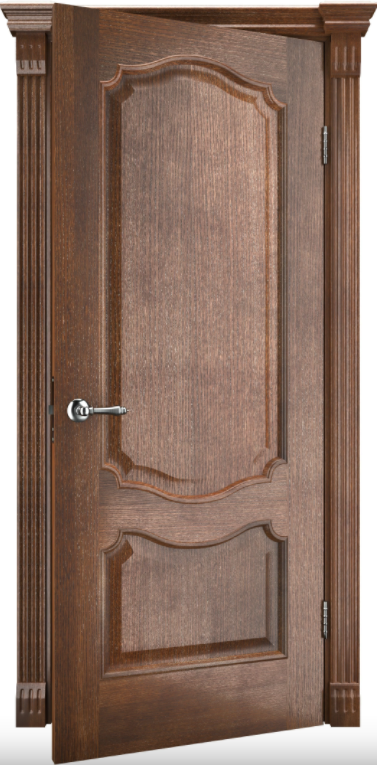 Двері міжкімнатні ТМ "ТЕРМІНУС", модель: "МОДЕЛЬ 41", покриття: шпоновані, колір: Дуб браун, глухе
