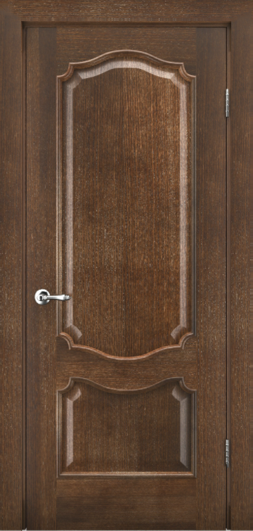 Двери межкомнатные ТМ "ТЕРМИНУС", модель: "МОДЕЛЬ 41", покрытие: шпонированные, цвет: Дуб браун, глухое