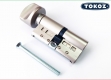 Цилиндр "TOKOZ" PRO 300 80mm (40*40T) [ ключ / тумблер ]