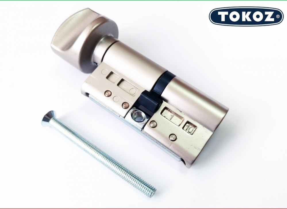 Цилиндр "TOKOZ" PRO 300 90mm (40*50T) [ ключ / тумблер ]