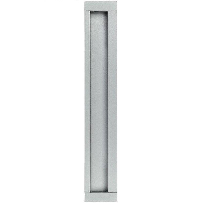 Ручка для раздвижных дверей "HAFELE" прямоугольная, [серебро], [207 x 34 мм]