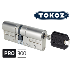 Циліндр "TOKOZ" PRO 300 75mm (30*45) [ ключ / ключ ]