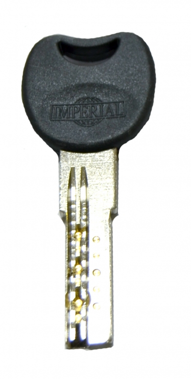 Циліндр "IMPERIAL" М30/40T ZСК, [ключ/тумблер], [сатин]